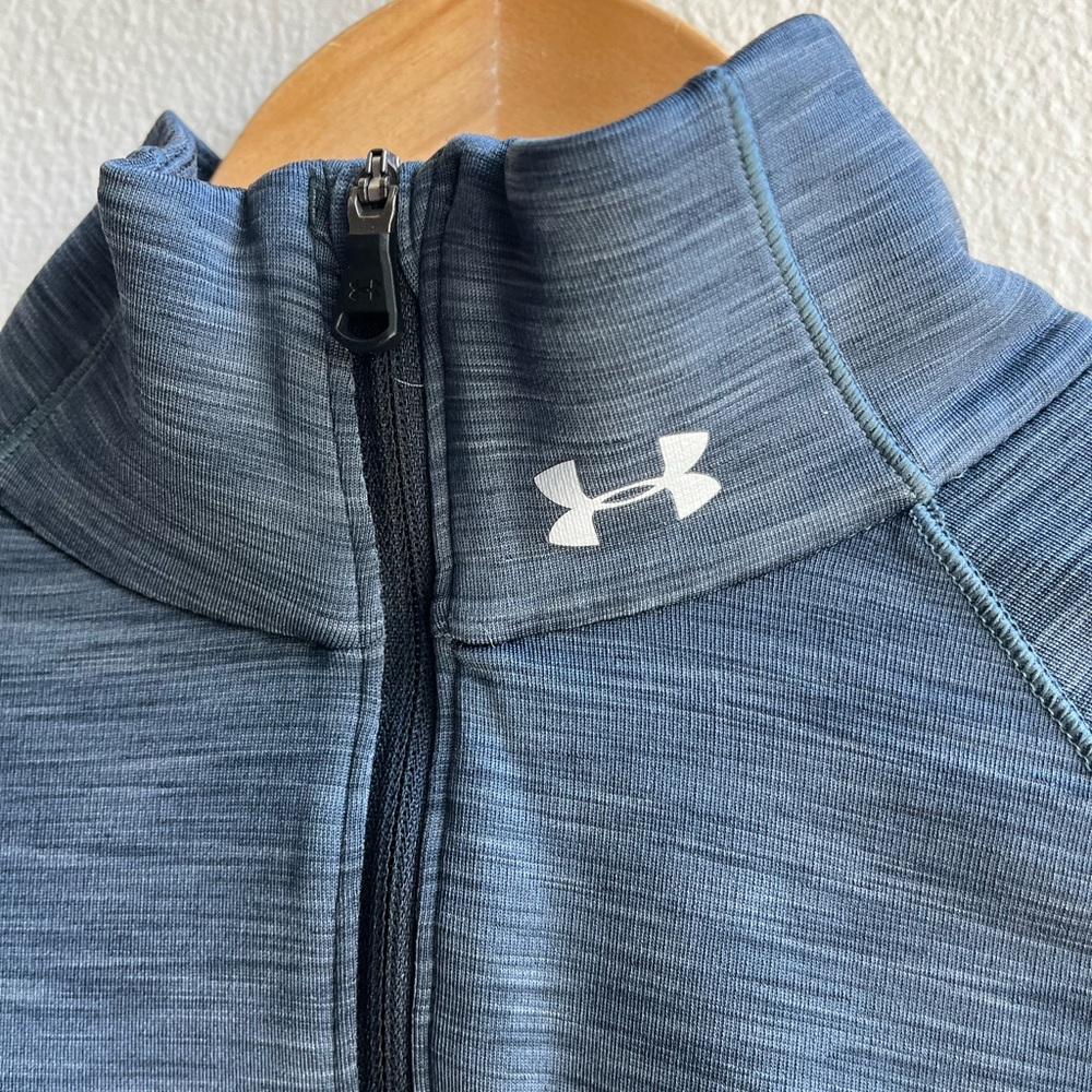 Under Armour Gray Half Zip Pullover - image 2